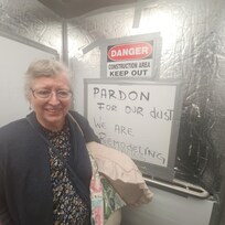 Only one elevator and not in nice shape
