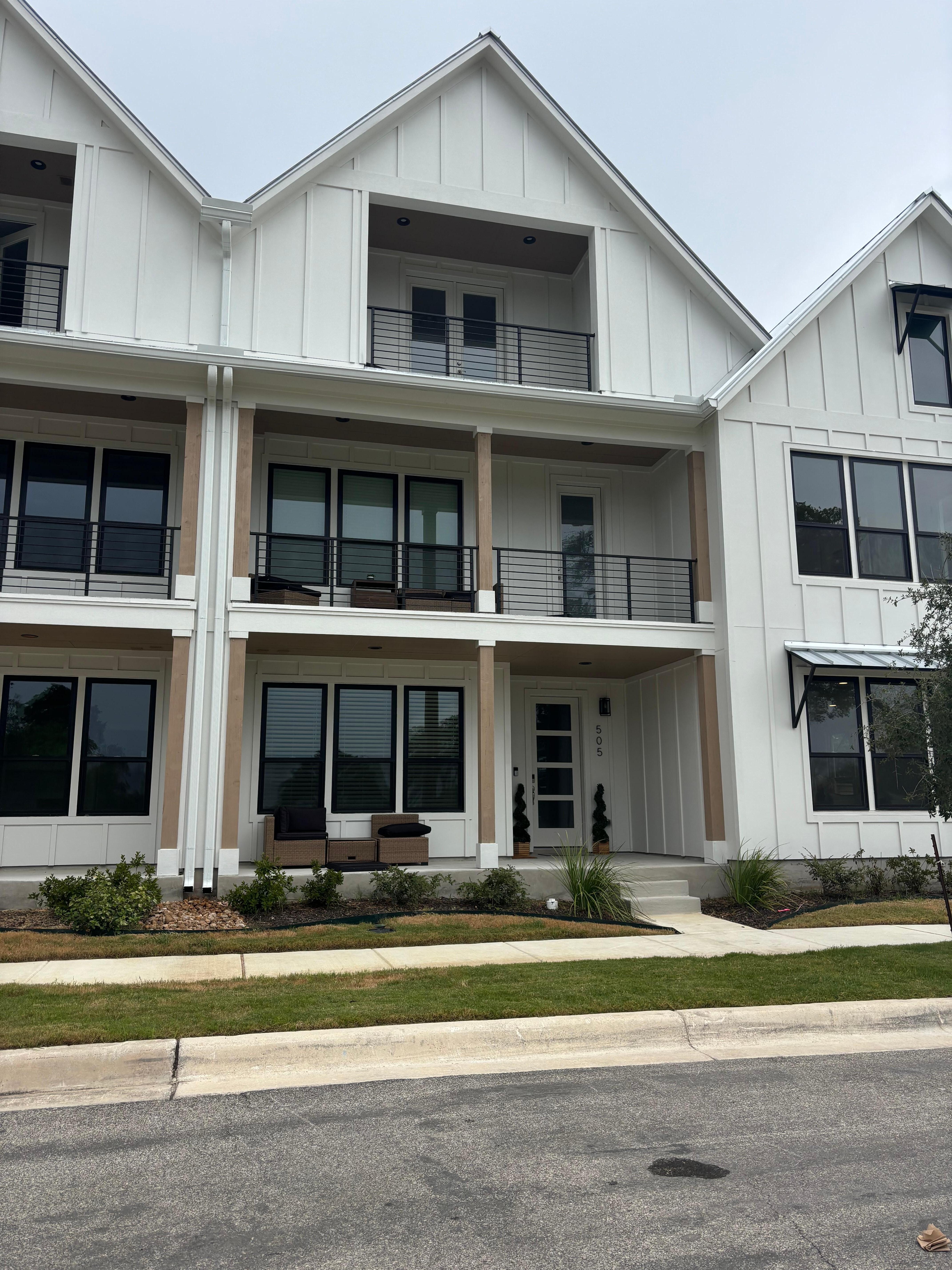 Front of the building