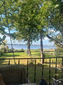 View from the back porch