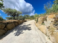 Way up to the villa
