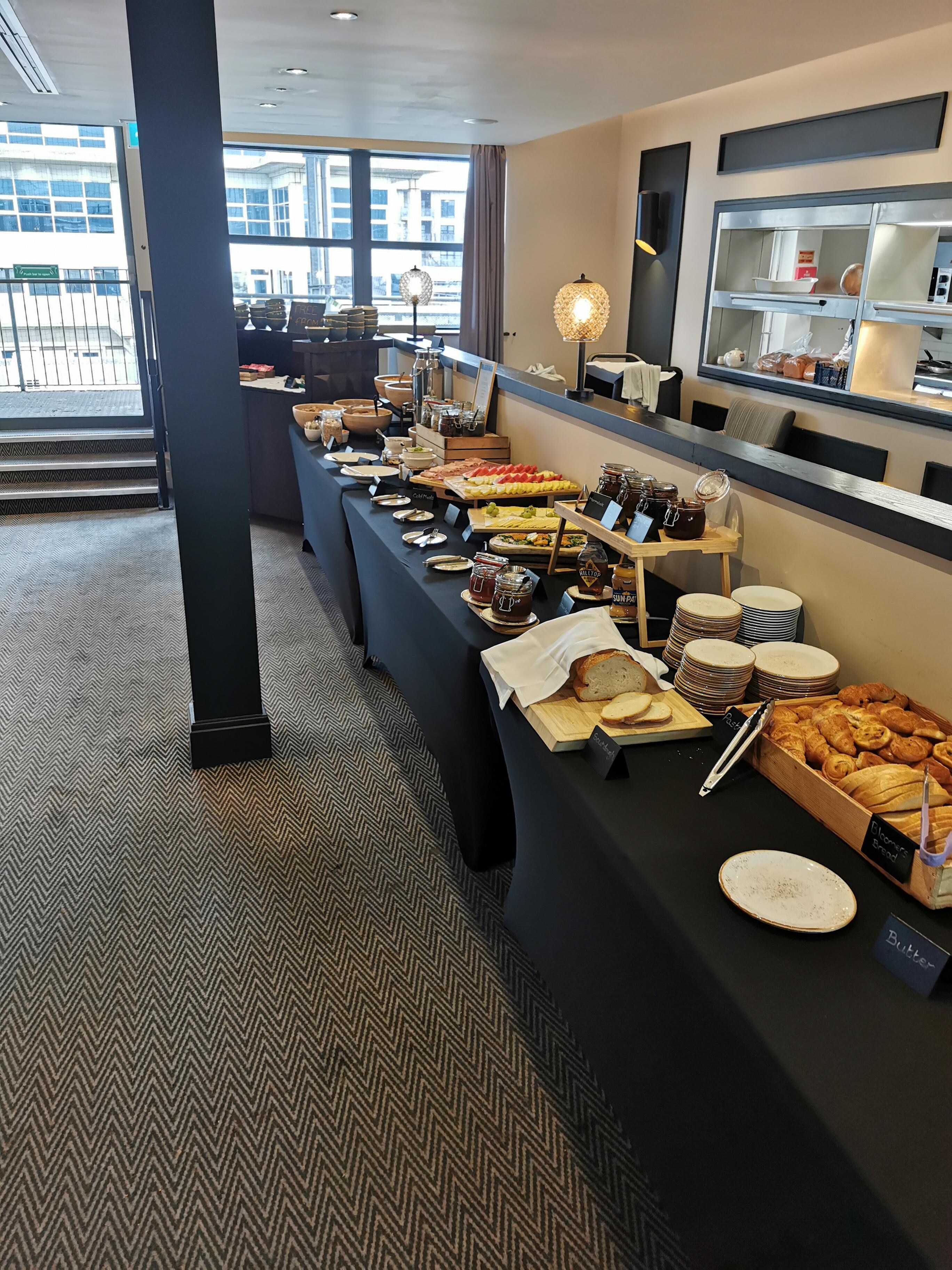Cold side of the buffet 