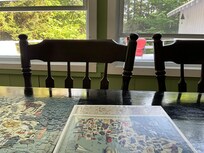 Puzzles on the porch