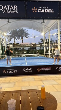 Padel and tennis courts