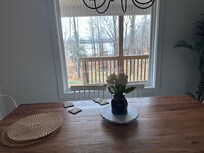 View from dining table