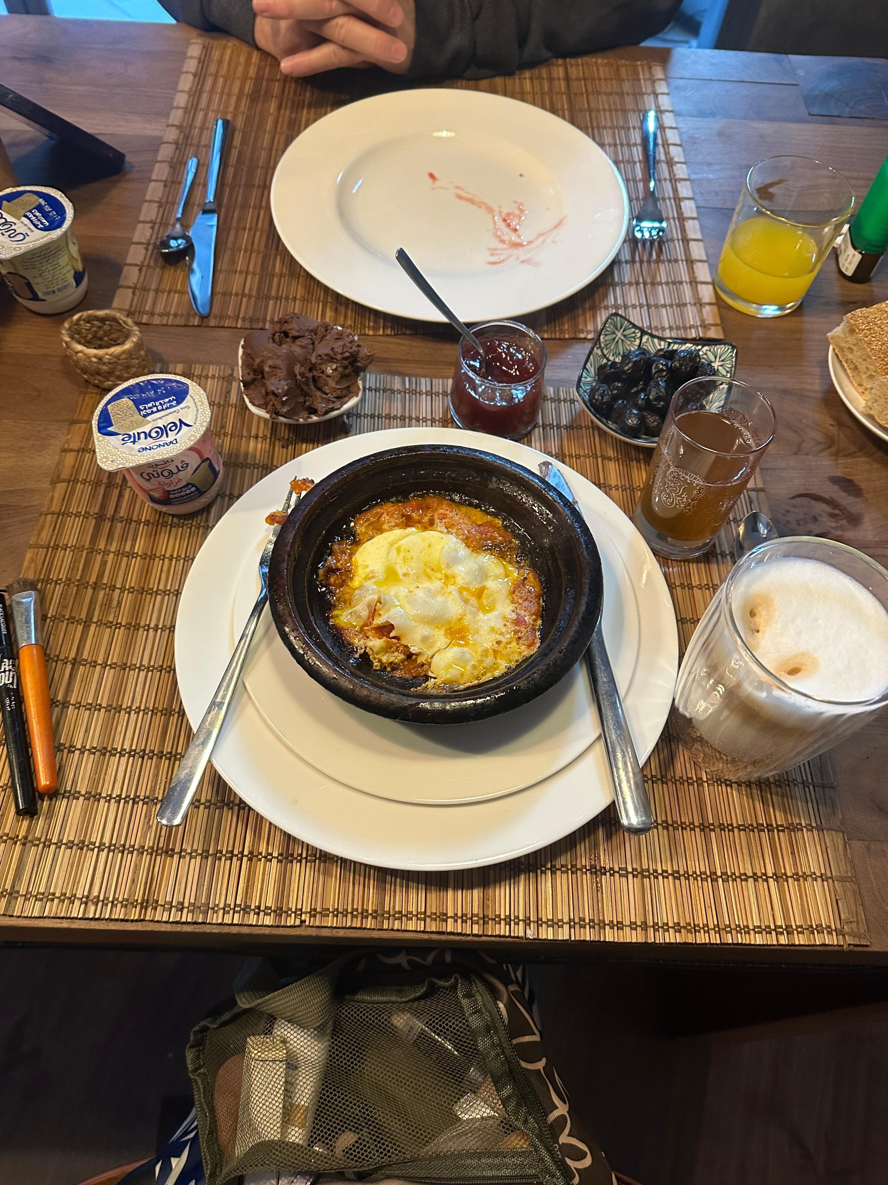 Our delicious homemade breakfast 