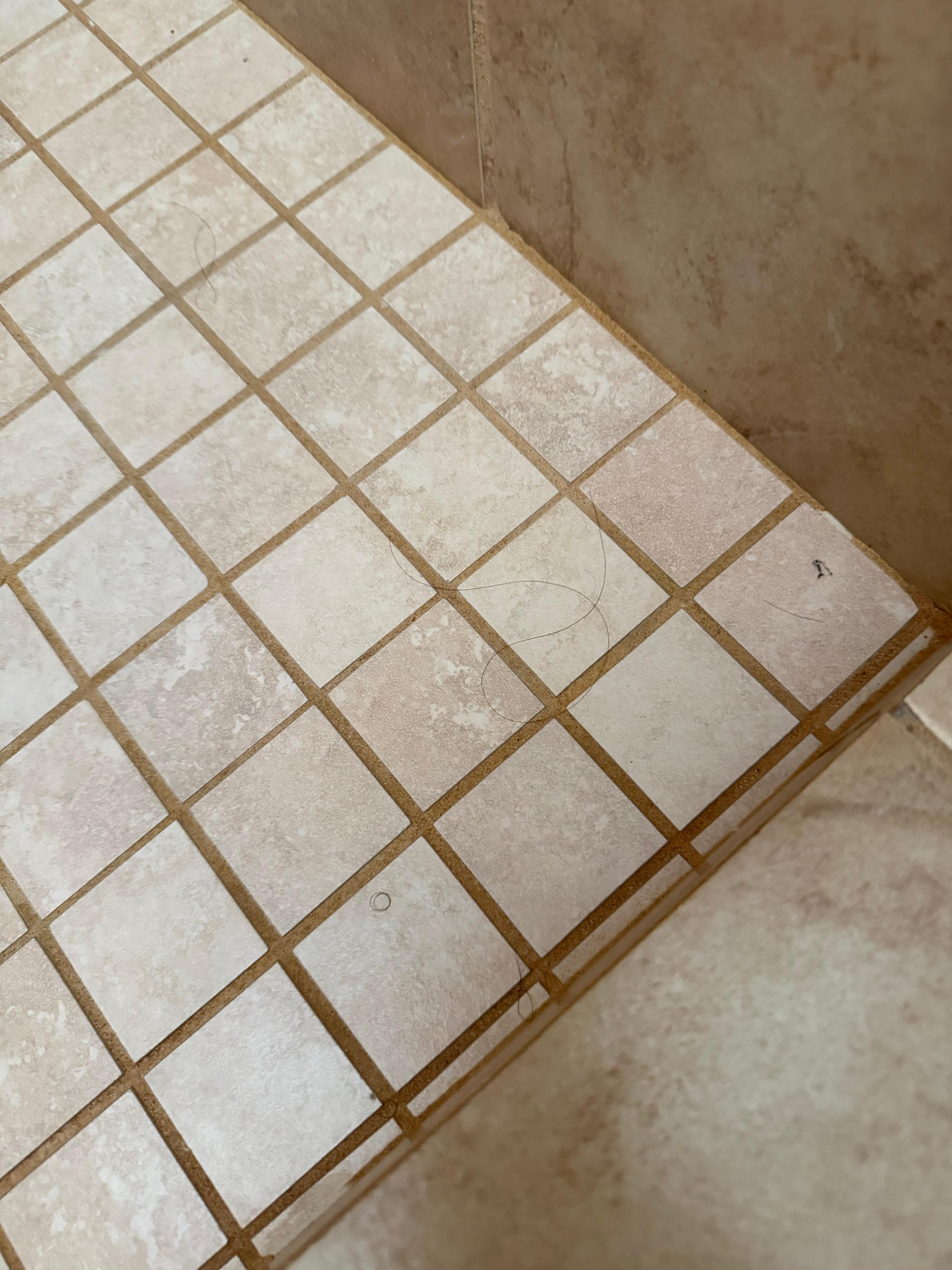 Hair in shower before even used (no one washed their hair)