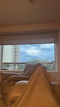 View from our bed (morning )