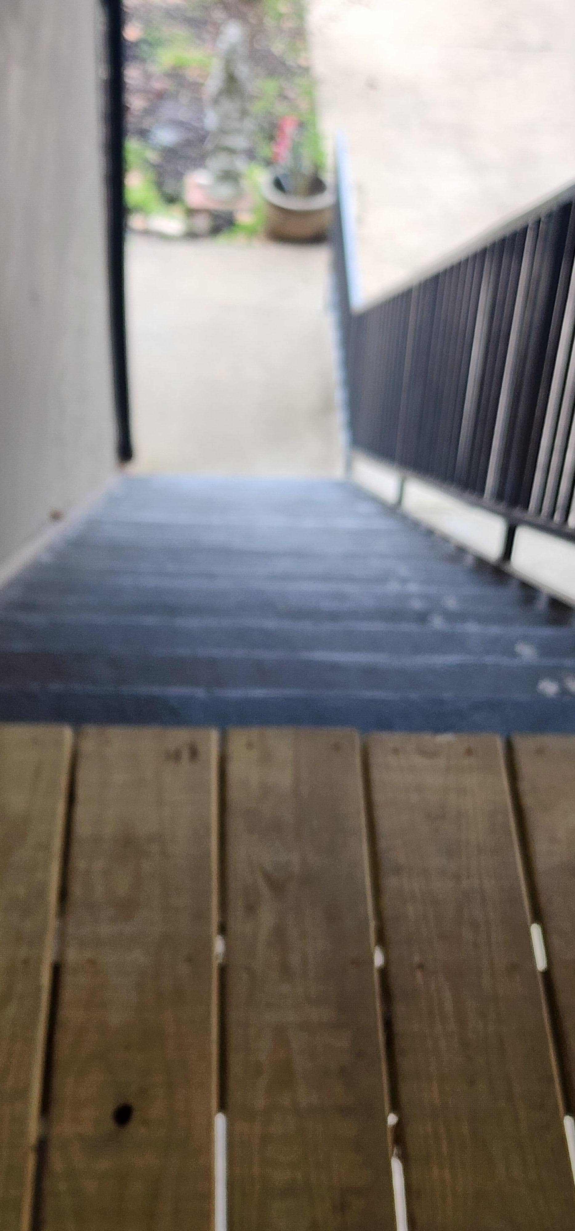 Stairs to 2 upstairs rooms