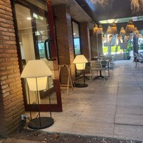 Terrasse du restaurant/petit déjeuner/diner