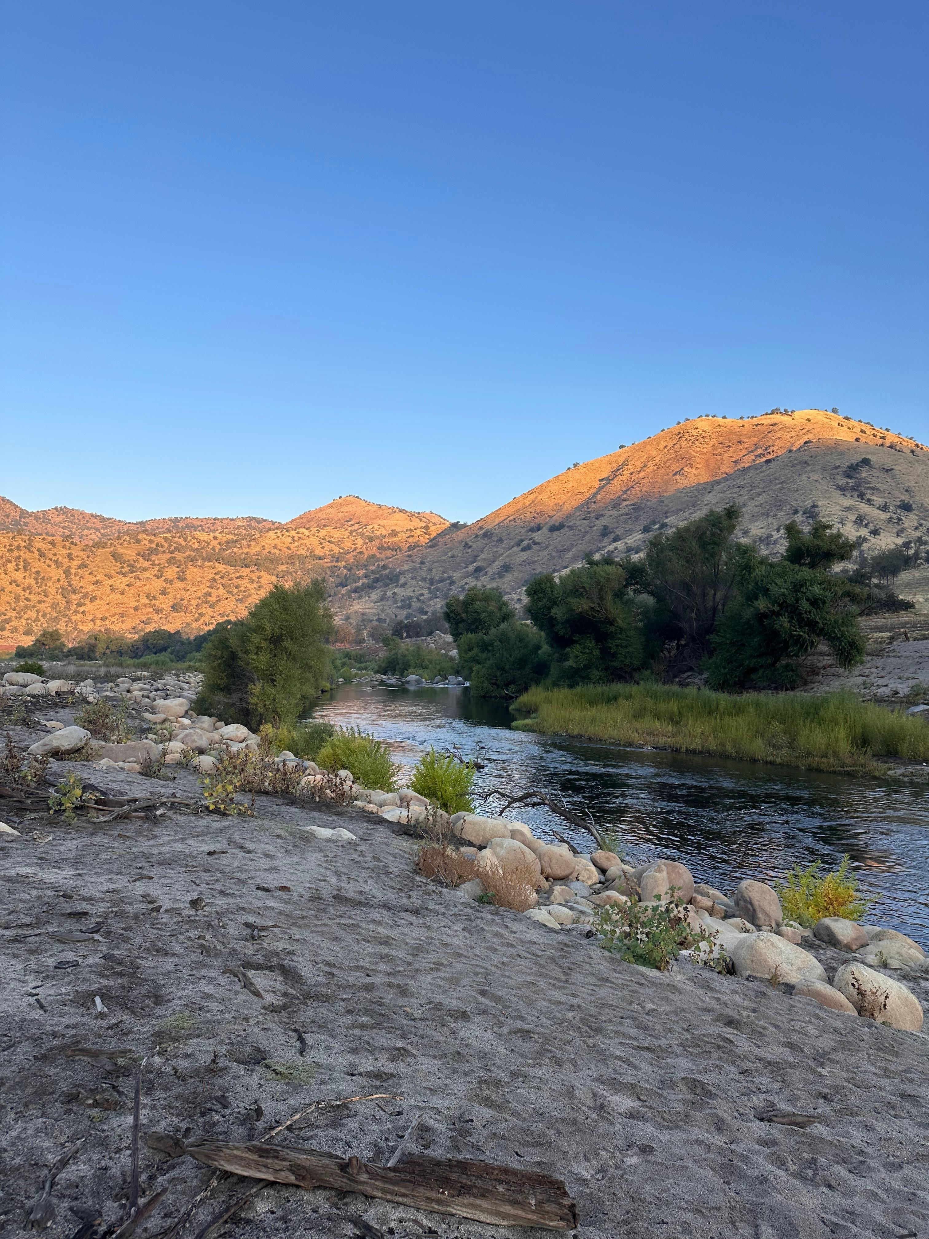 River access from Lazy J ranch 