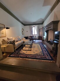 Living room (sitting area behind me- not shown)
