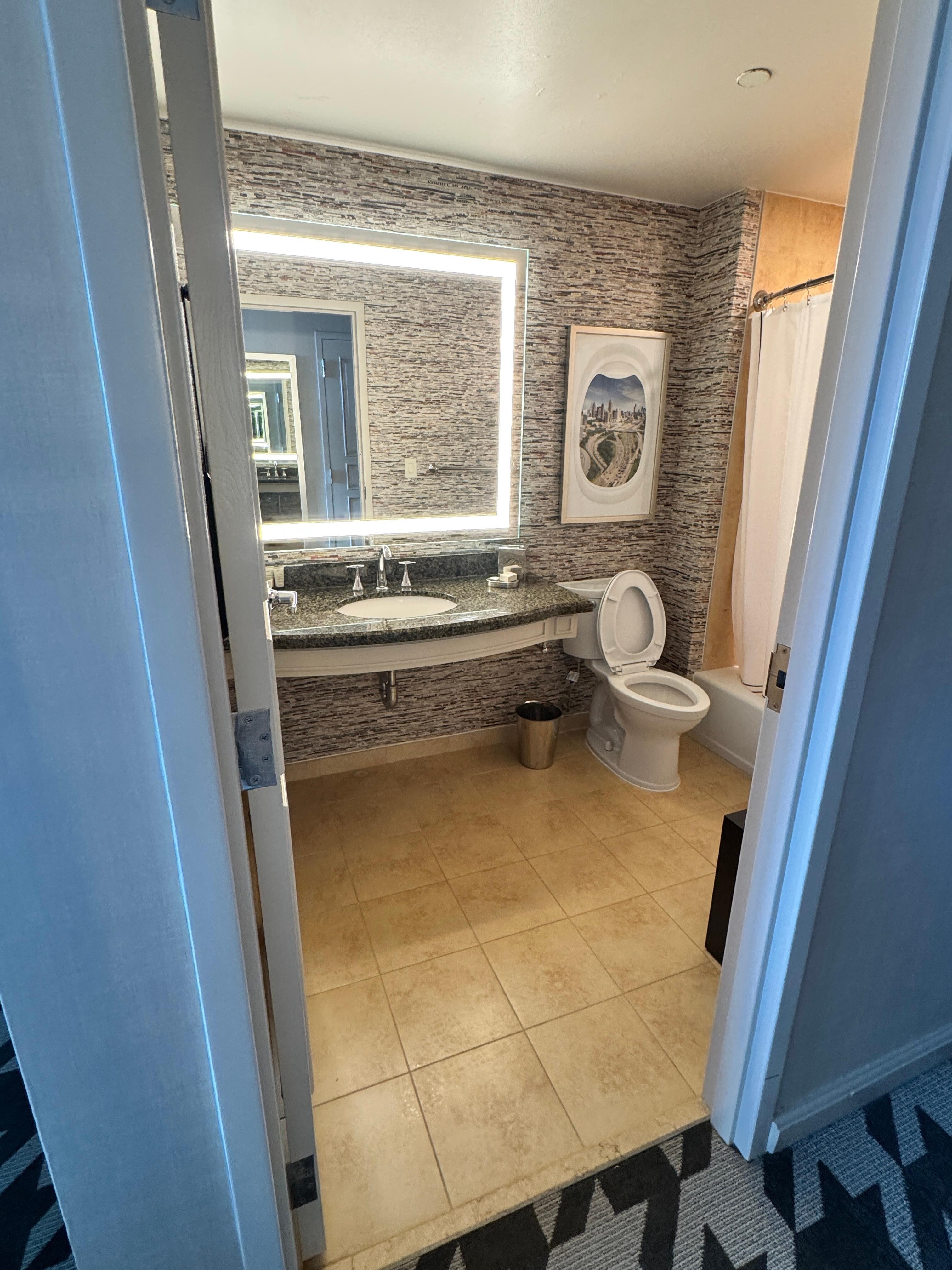 Bathroom was very spacious