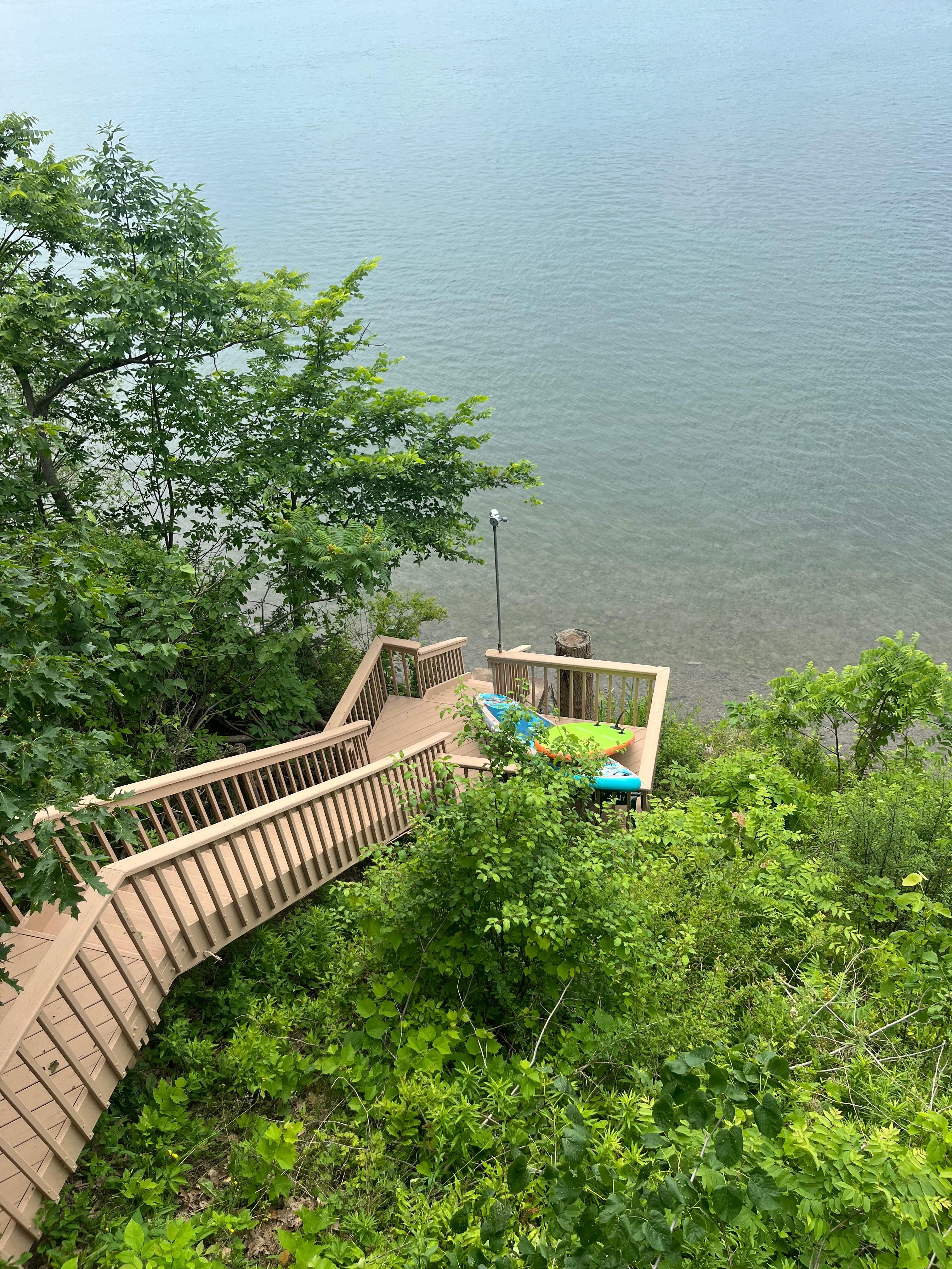 View from deck