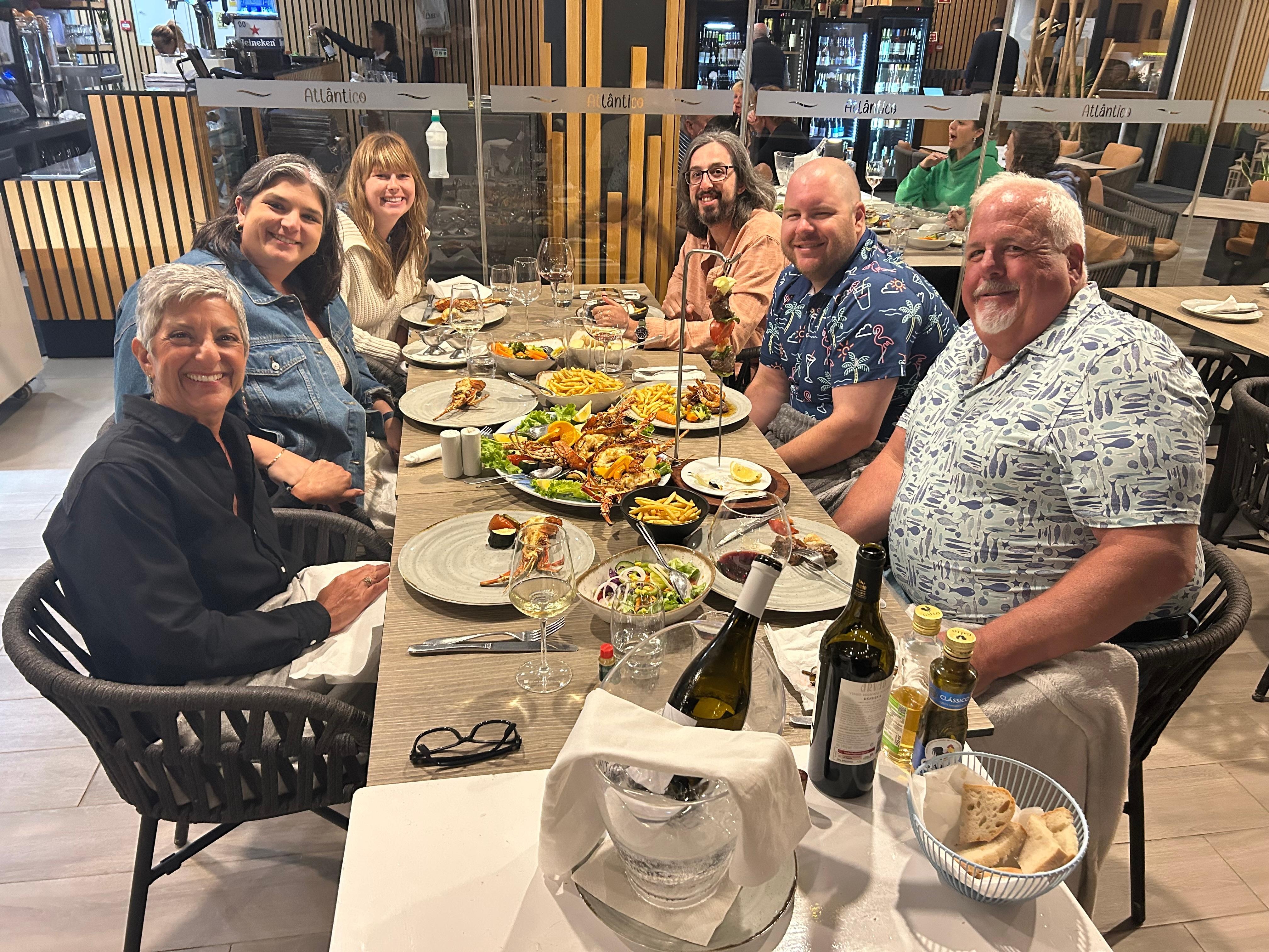 Dining at a local restaurant, Atlantico