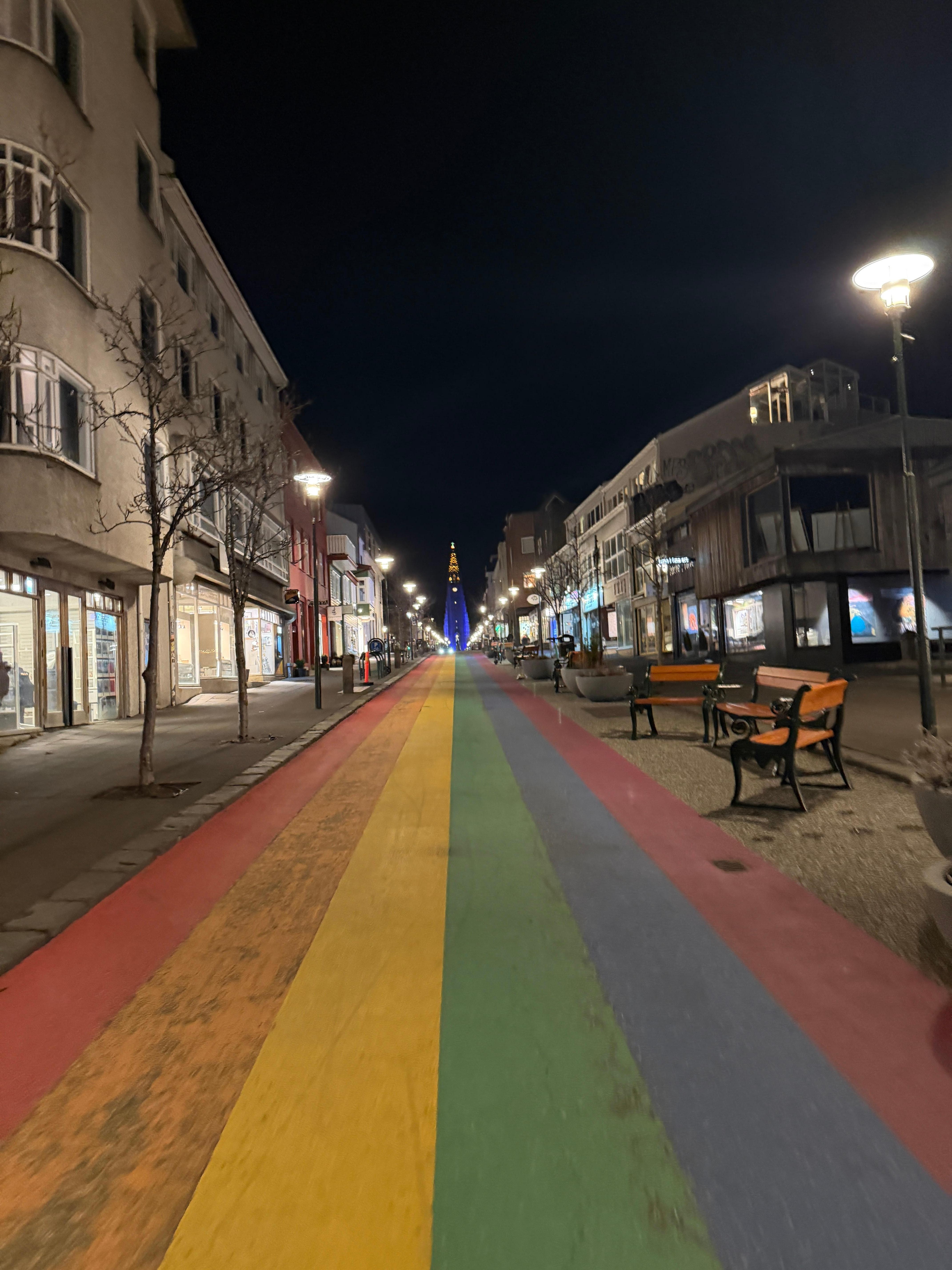 It’s so close to the church. It gives a great opportunity to catch views when the city is asleep. 