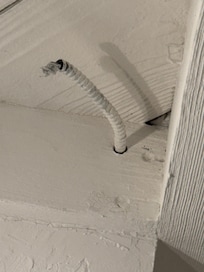 Bathroom exposed wire/pipe