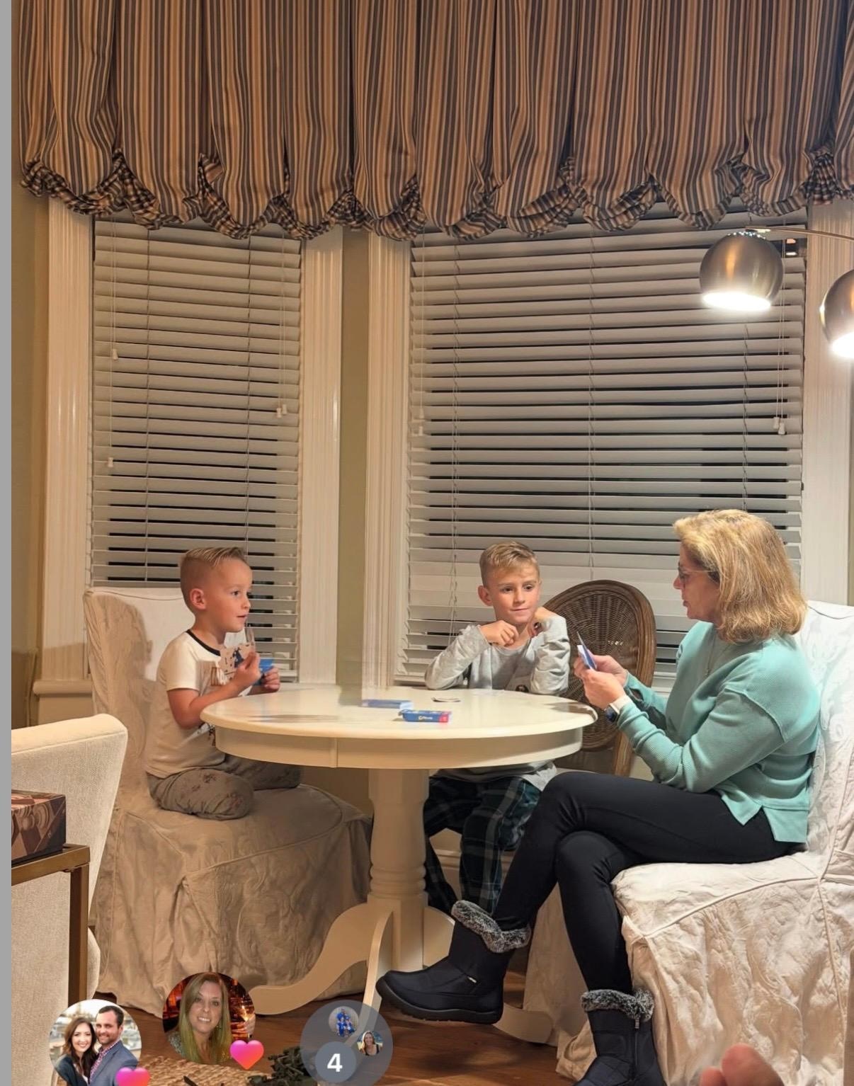 Cute alcove for games.