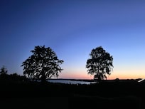 Blick von der Terrasse in Richtung Meer