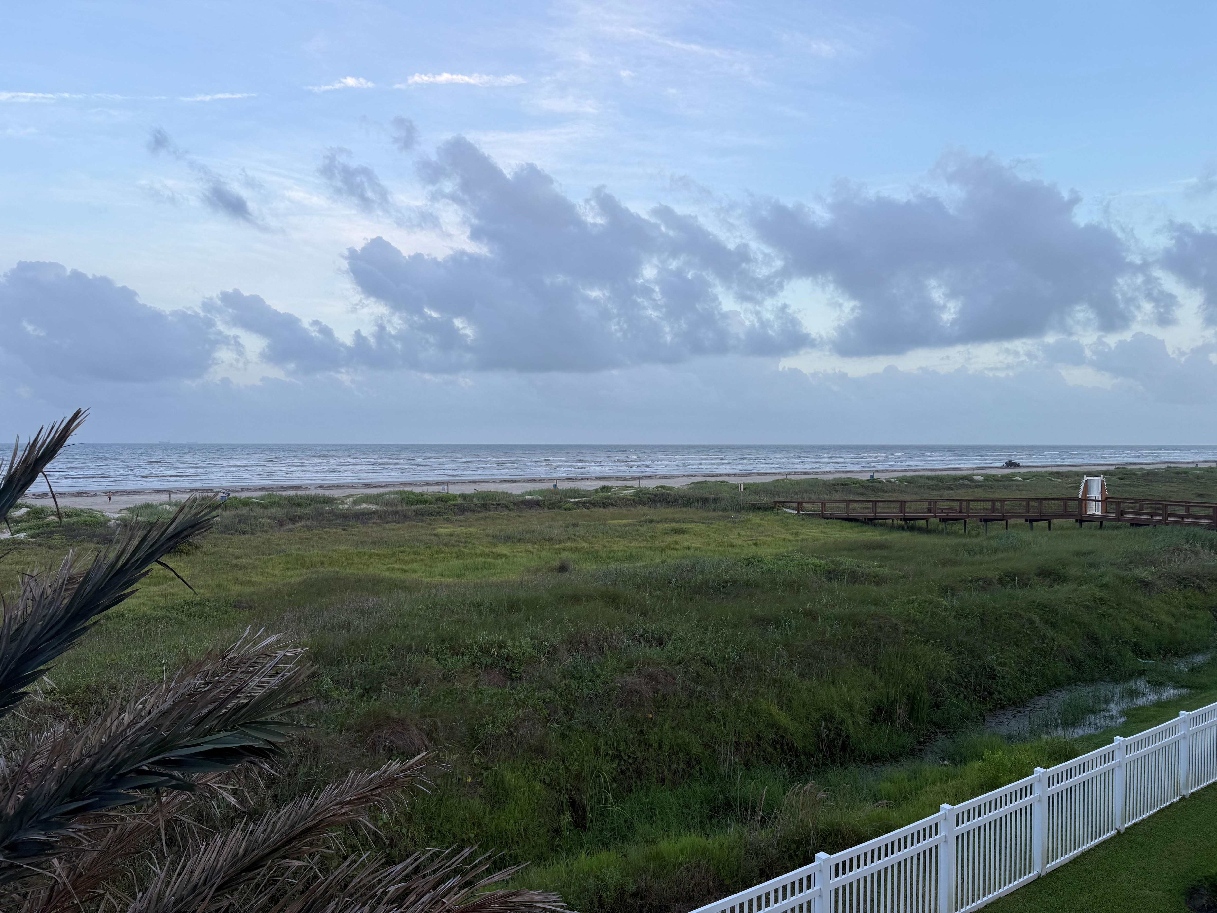 View from the balcony 