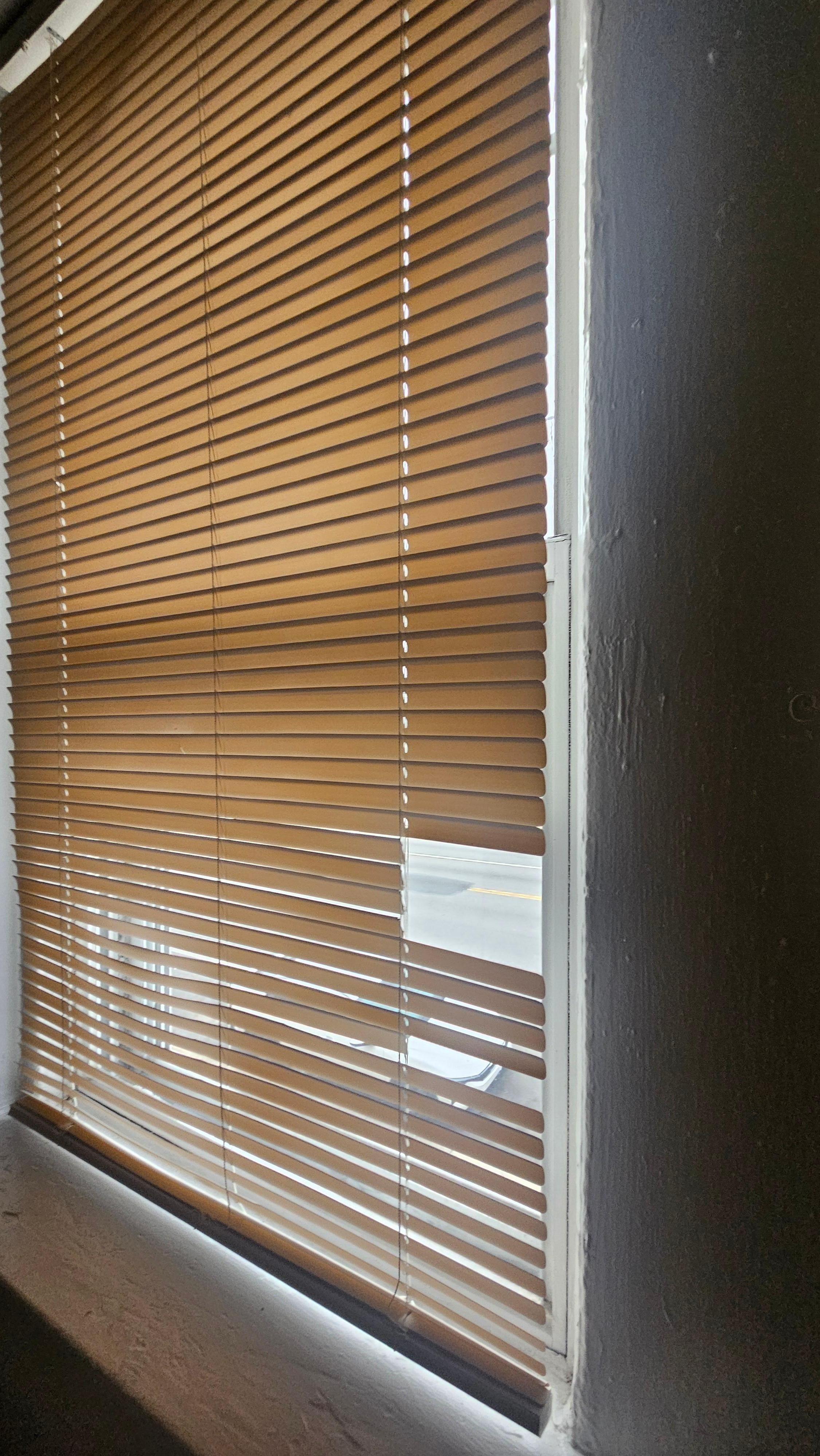 Blinds/shades were cheap and broken.