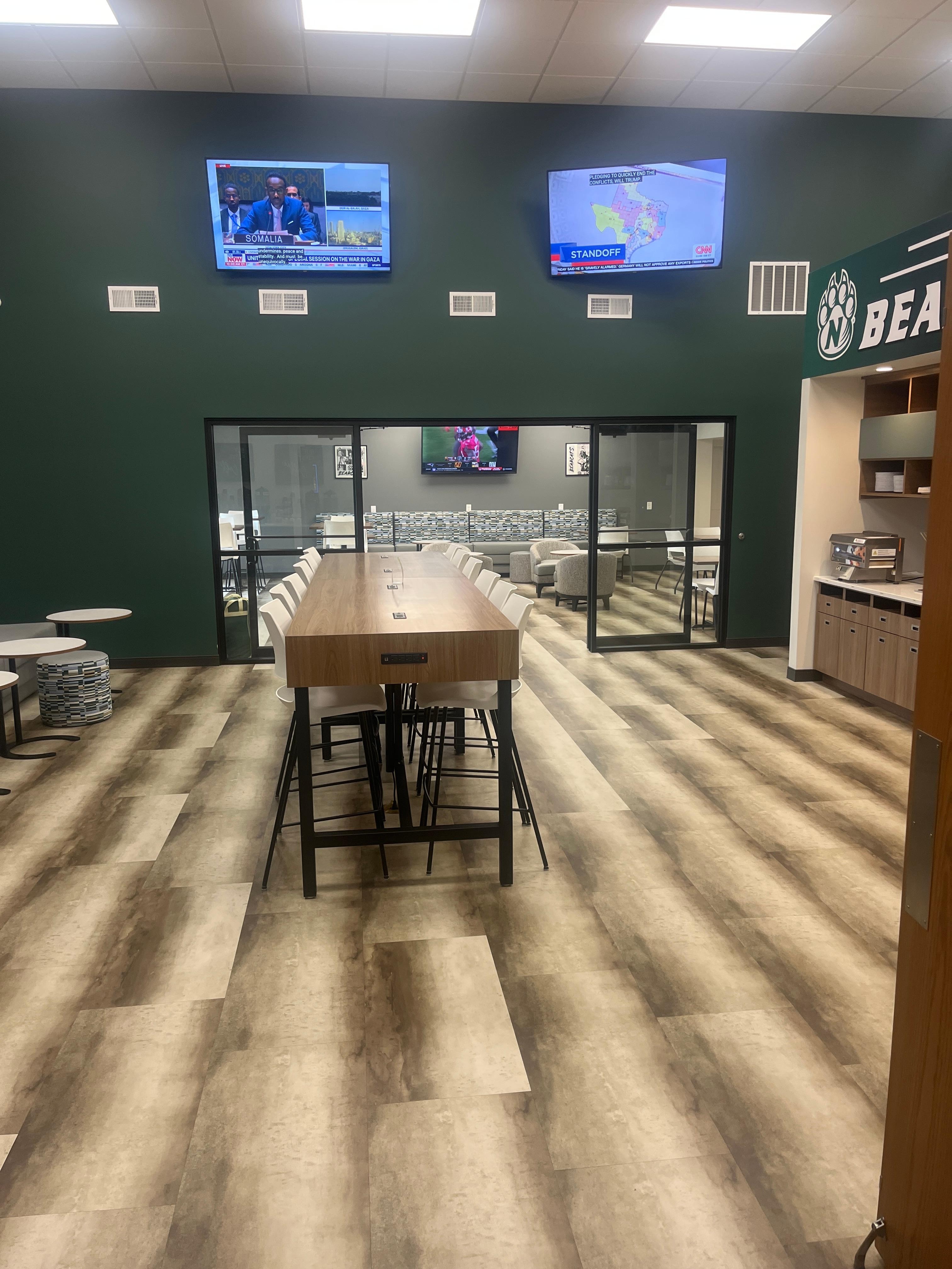 Breakfast, gathering area