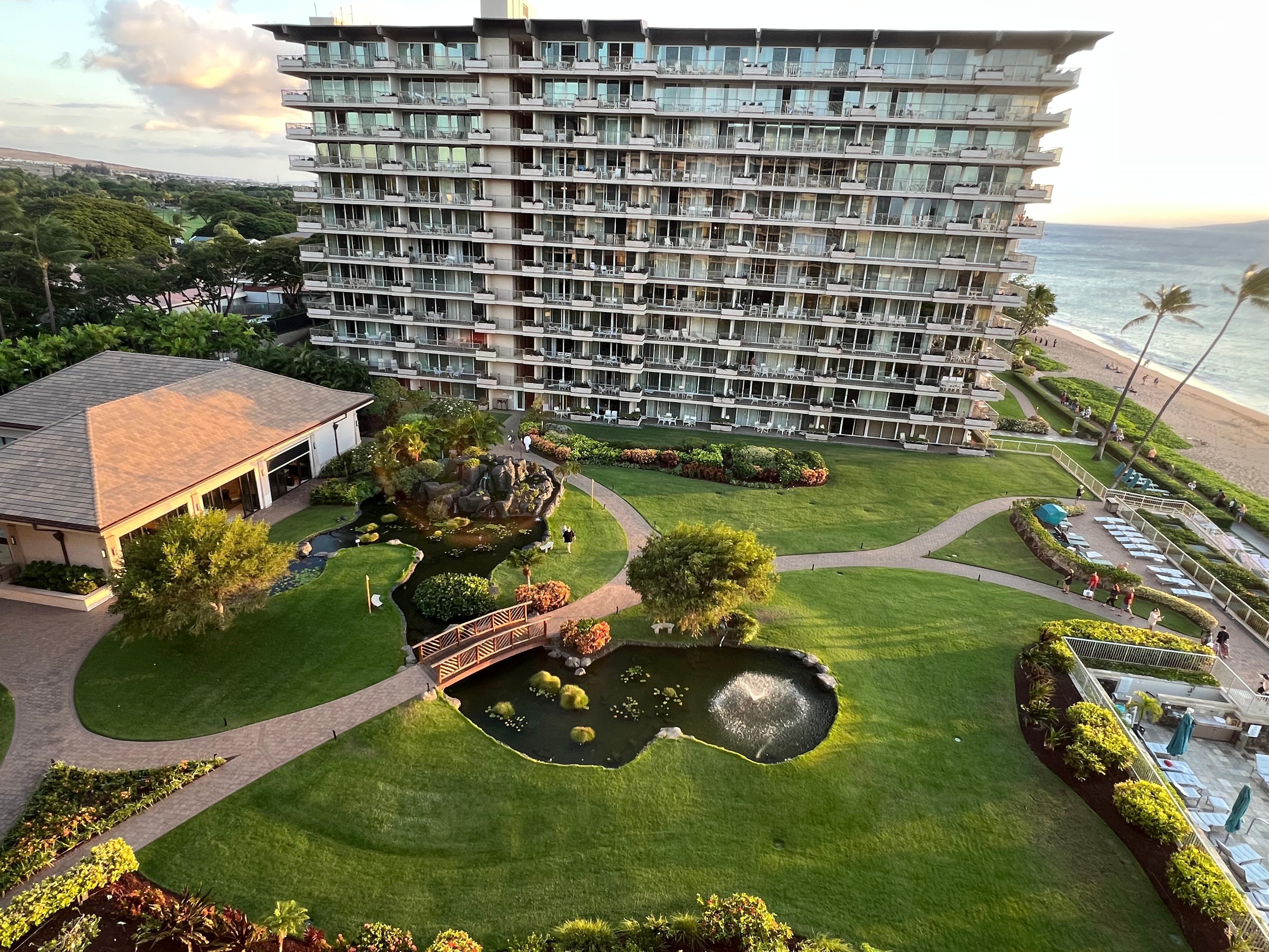 The grounds and the second tower from the lanai