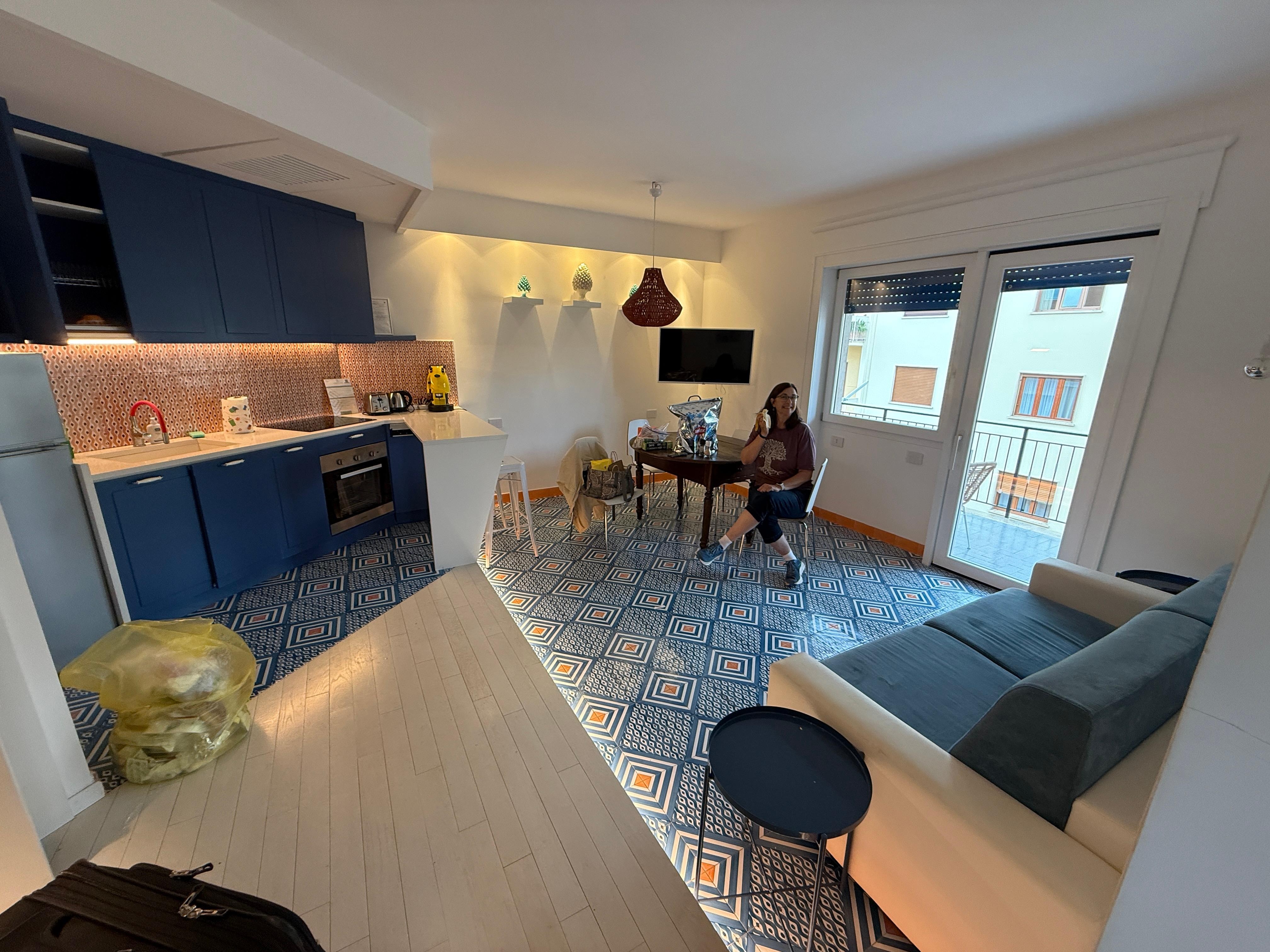 Kitchen and living area