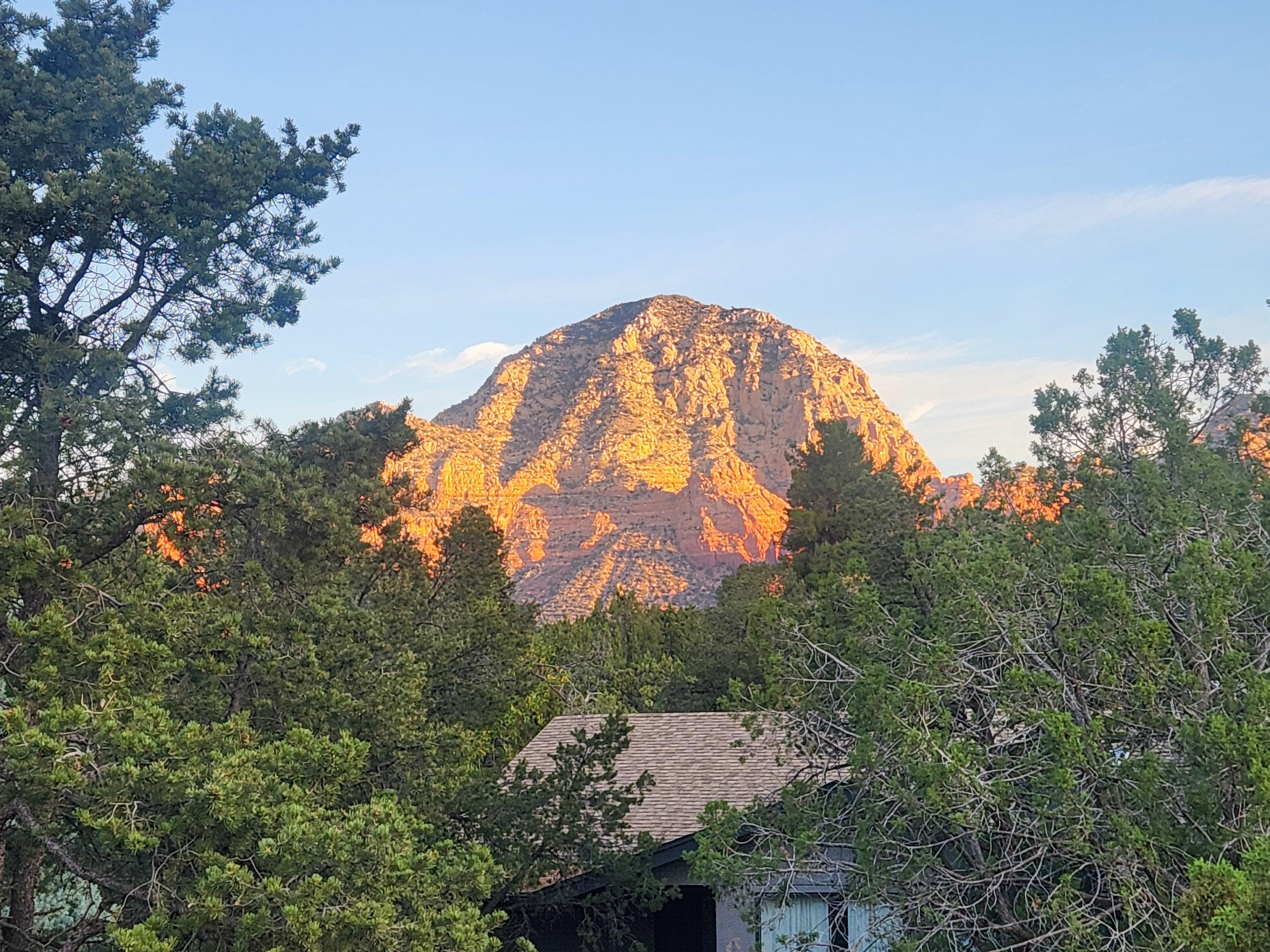 View from back deck.