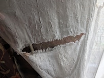 Rips in curtains. Did I really pay so much you stay here?