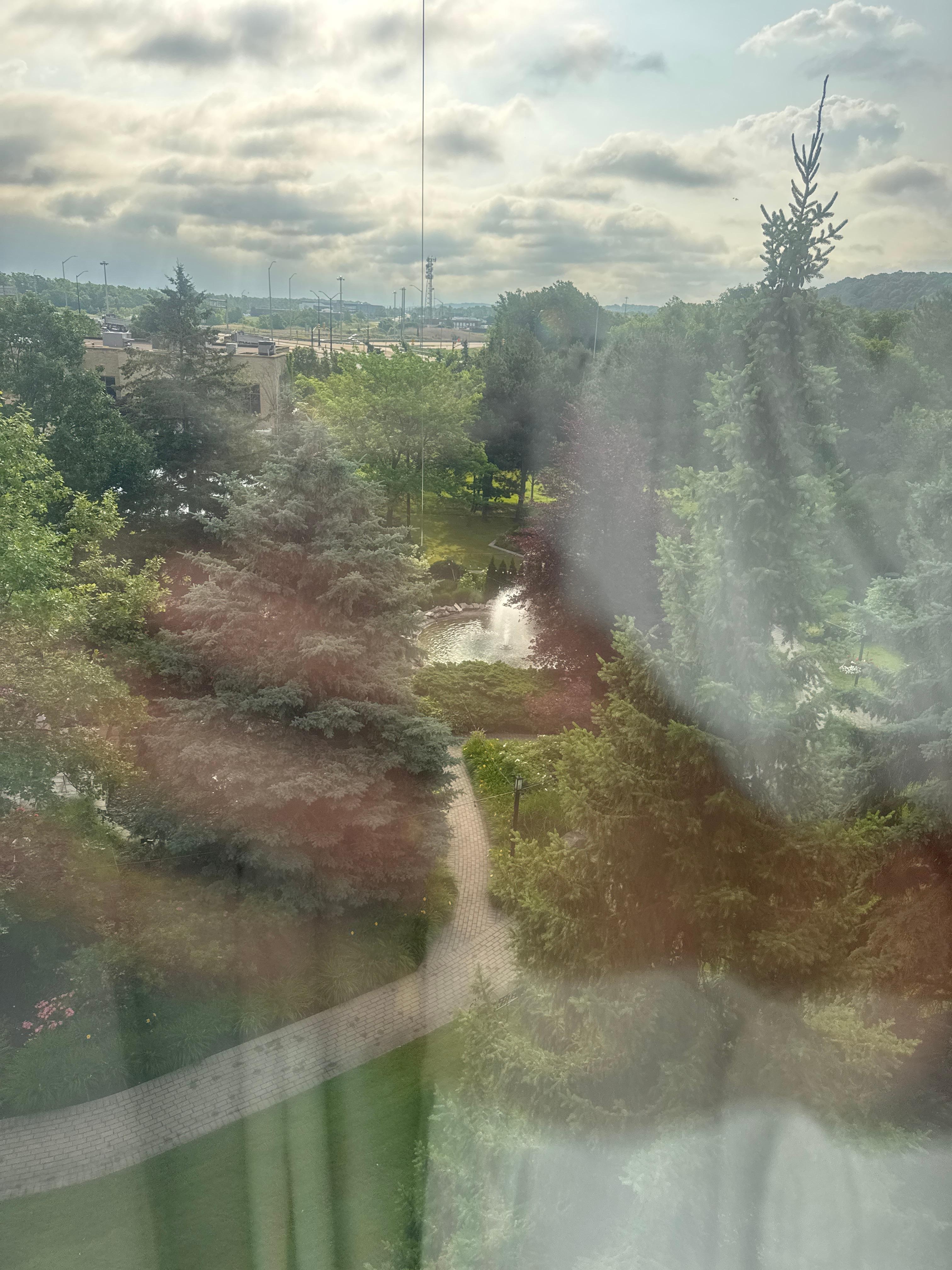 View of gardens