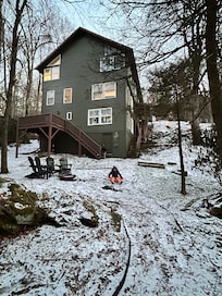 View from the back area