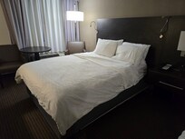 Bed was slept in not changed just quickly made with the same sheets.