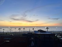 View from hotel balcony.