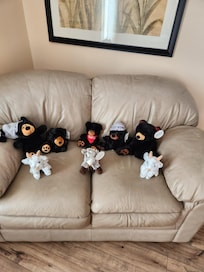 We had our grandkids souvenirs all laid out.