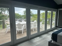 View of the deck from master