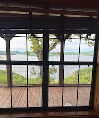 Inside view to lake