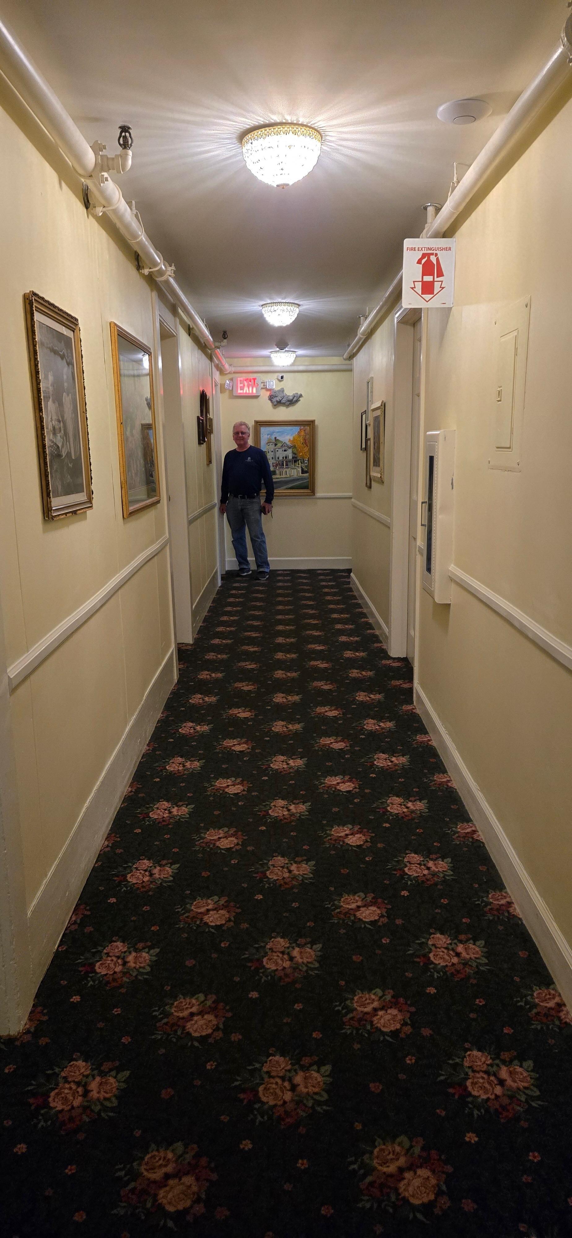 Hallway to room