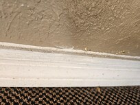 All the baseboards were caked in filth