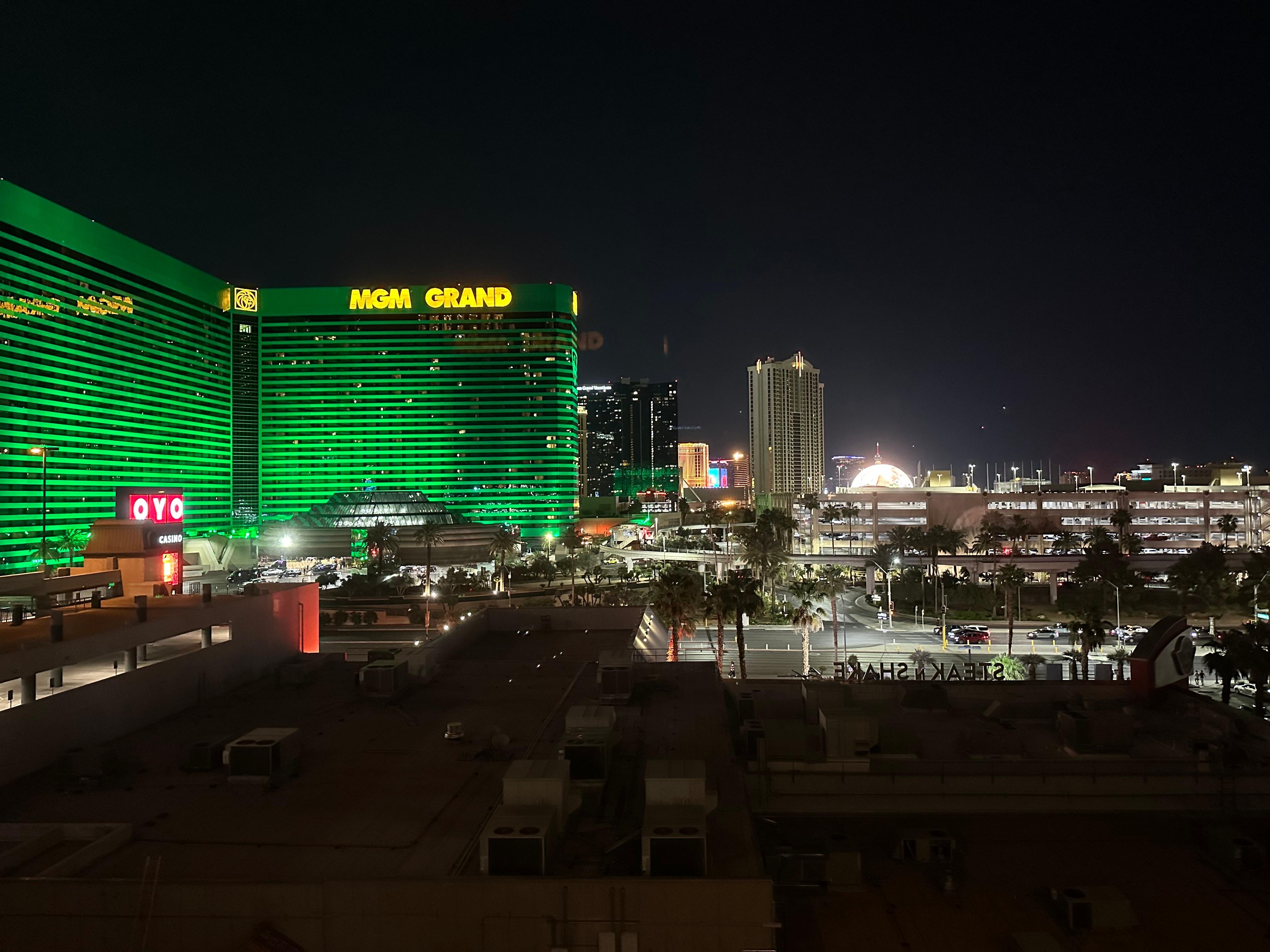 The view at night!