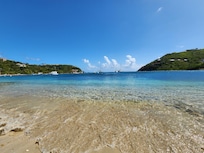 View from the beachchair (provided).