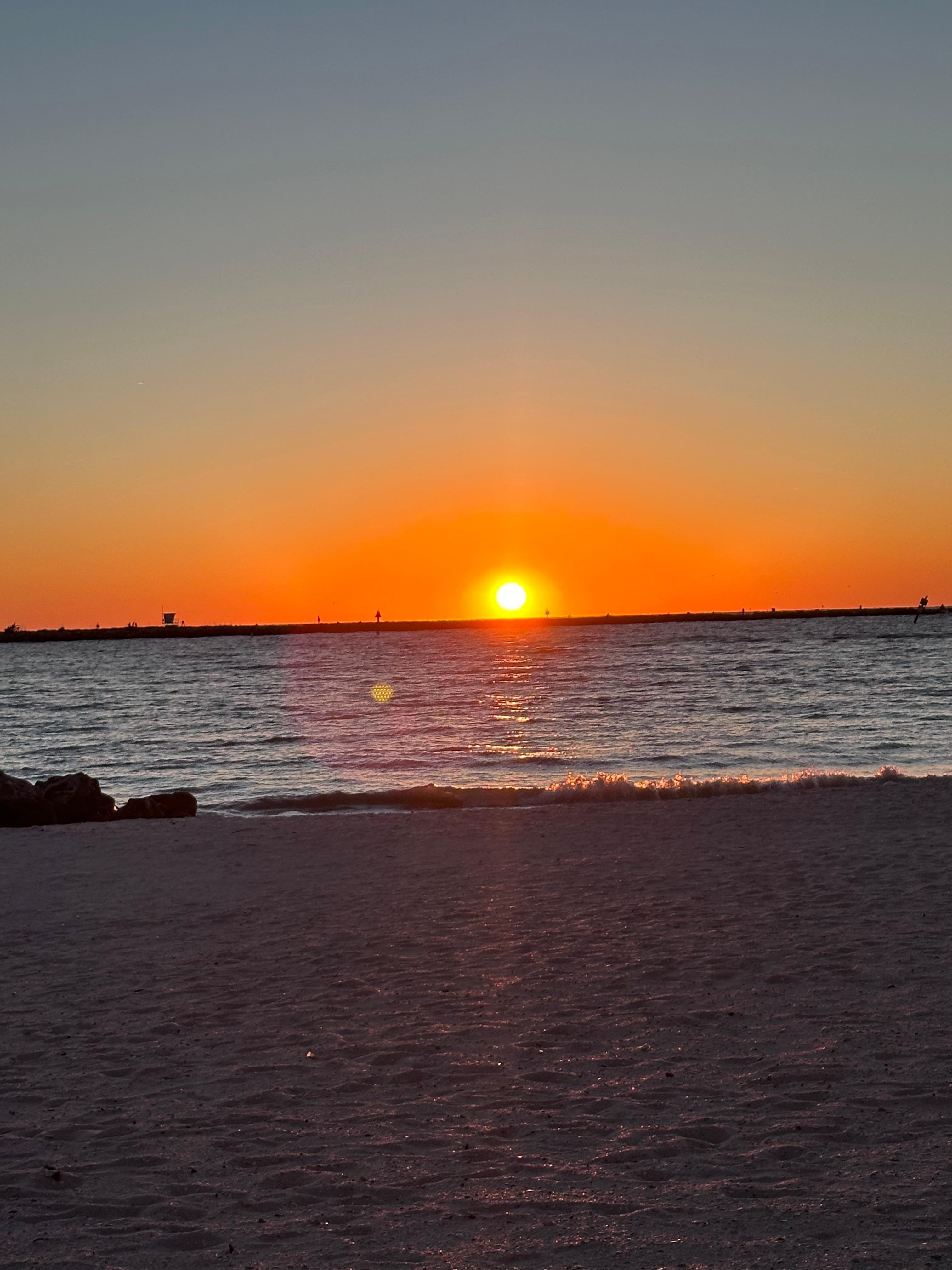 Sunsets from property are spectacular 