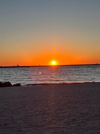 Sunsets from property are spectacular