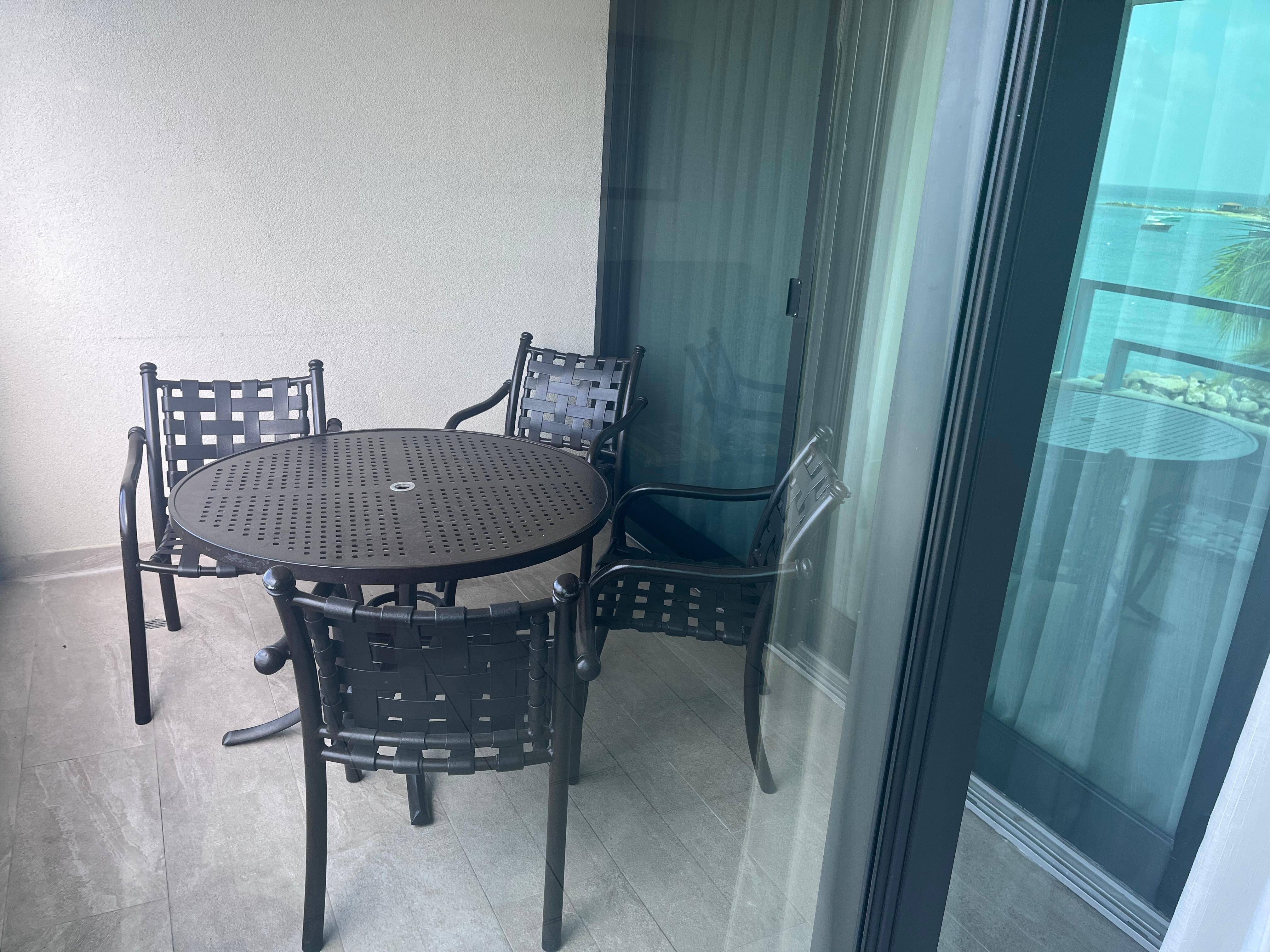 Large balcony
