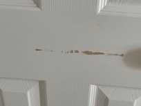 Paint was scratched everywhere