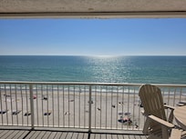 Beautiful views from balcony.