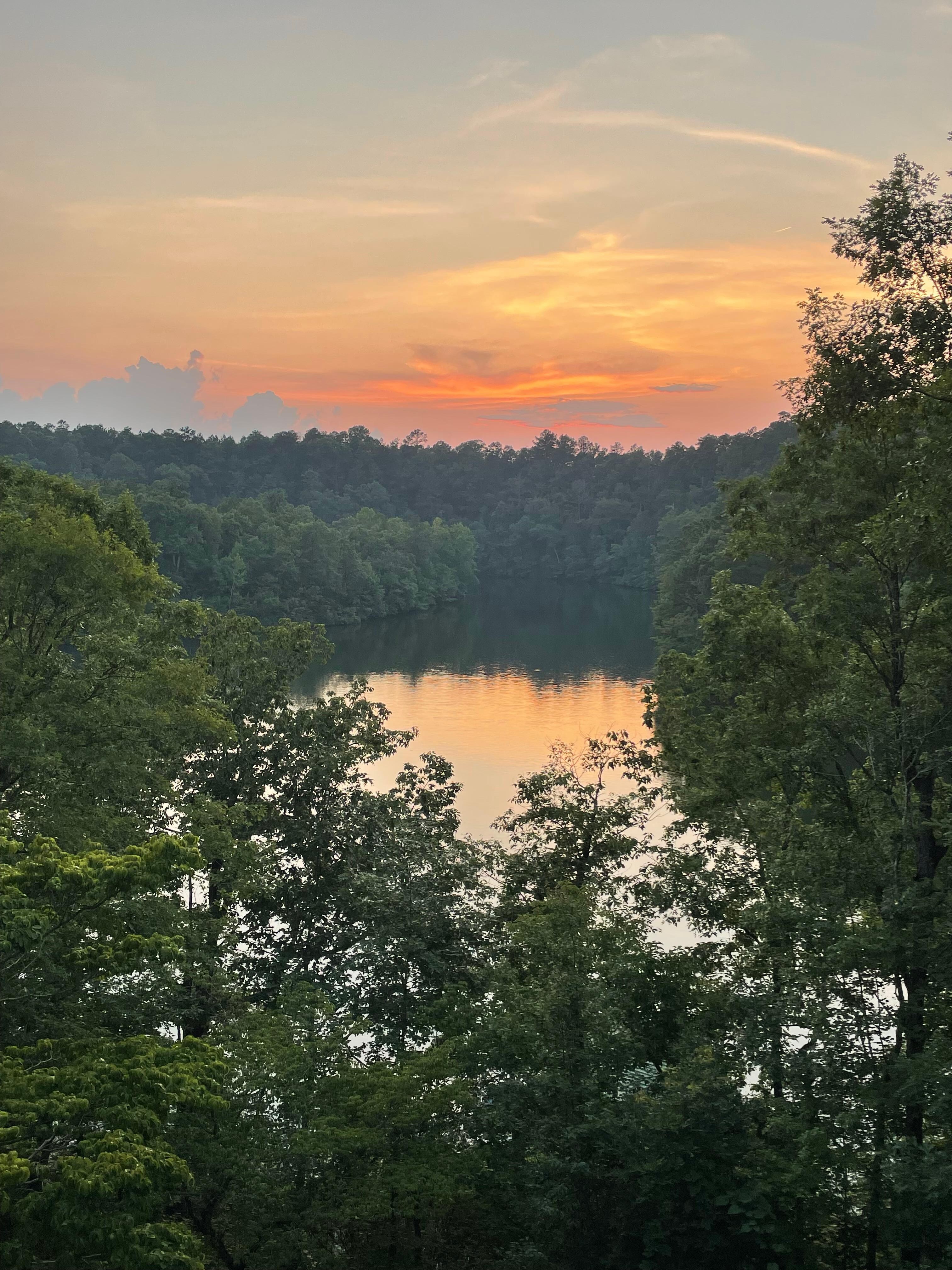 This was the view from the deck we had each night. ❤️