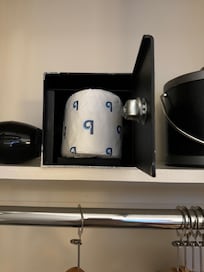 Fitted in a loo roll, but still couldn't be locked!