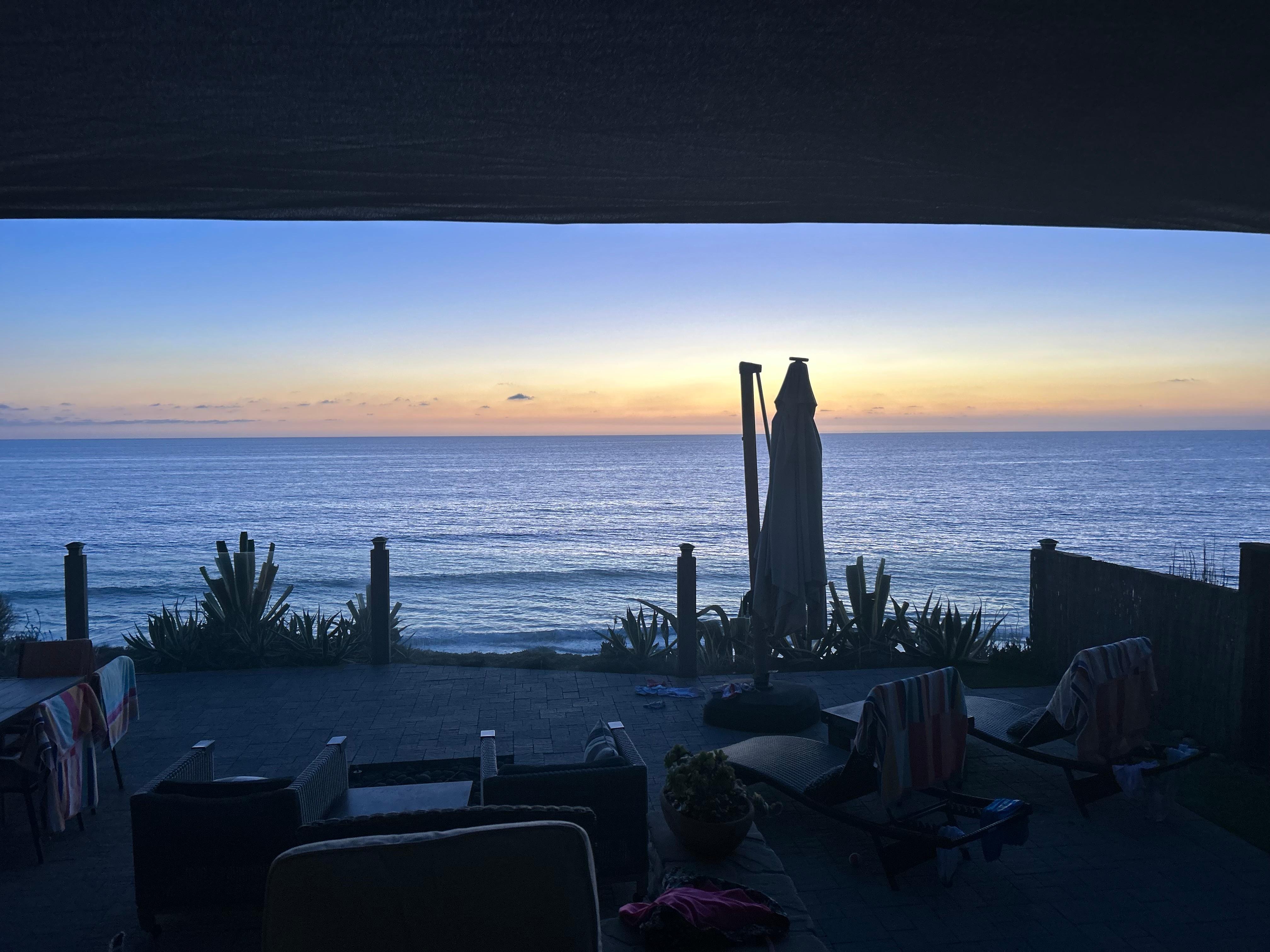 View from master bedroom 