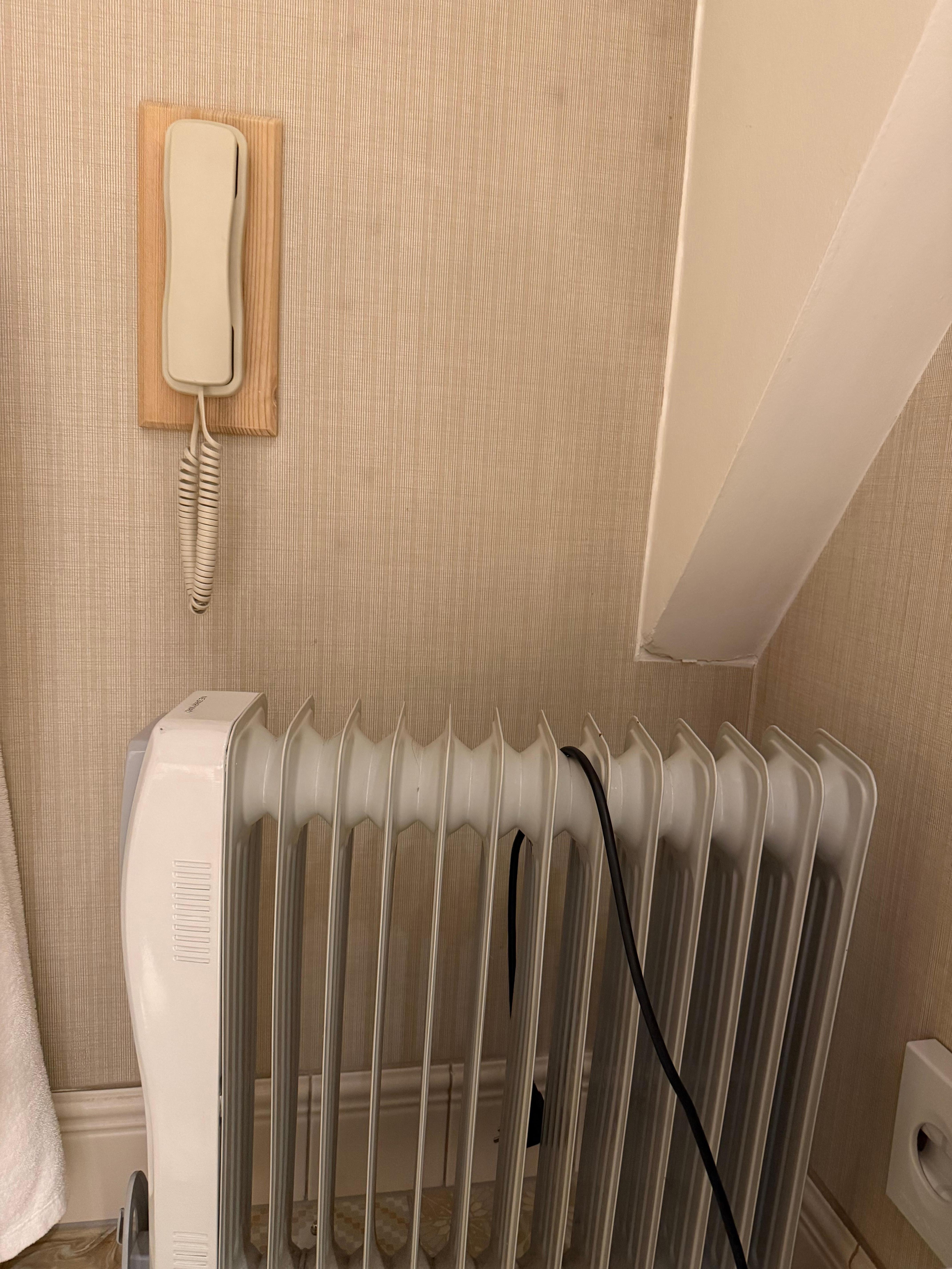 Le chauffage de la salle de bain …