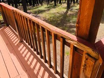 Broken railing